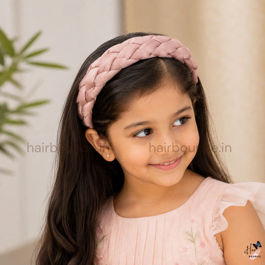Royal Weave Braided Padded Headband for Women & Girls – Premium Wide Hair Band