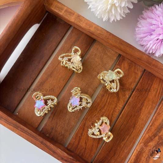 Celestial Star Premium Metal Hair Claw - Small