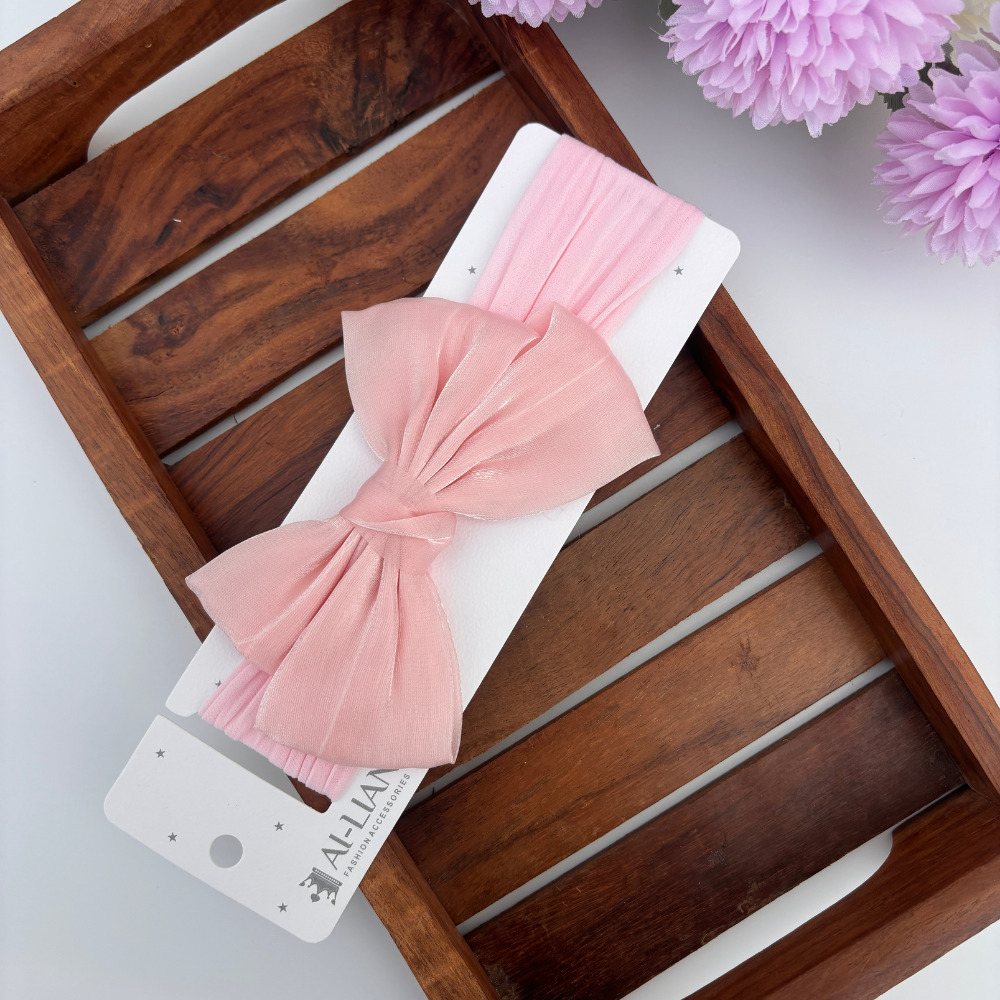 Blush Bow New Born Baby Headband