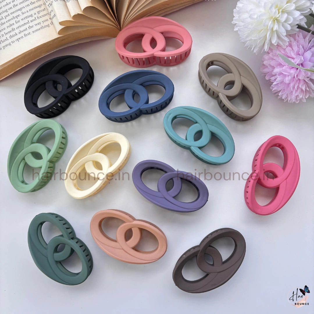 Infinity Link Hair Claw for Women – Medium