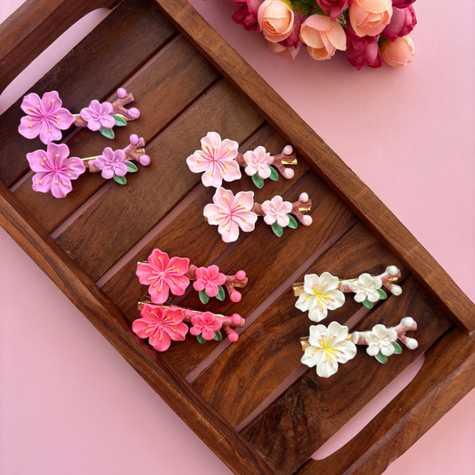 Hibiscus Alligator Clip