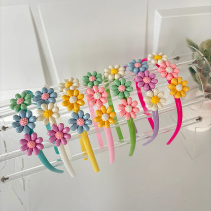 Pastel Daisy Flower Headband
