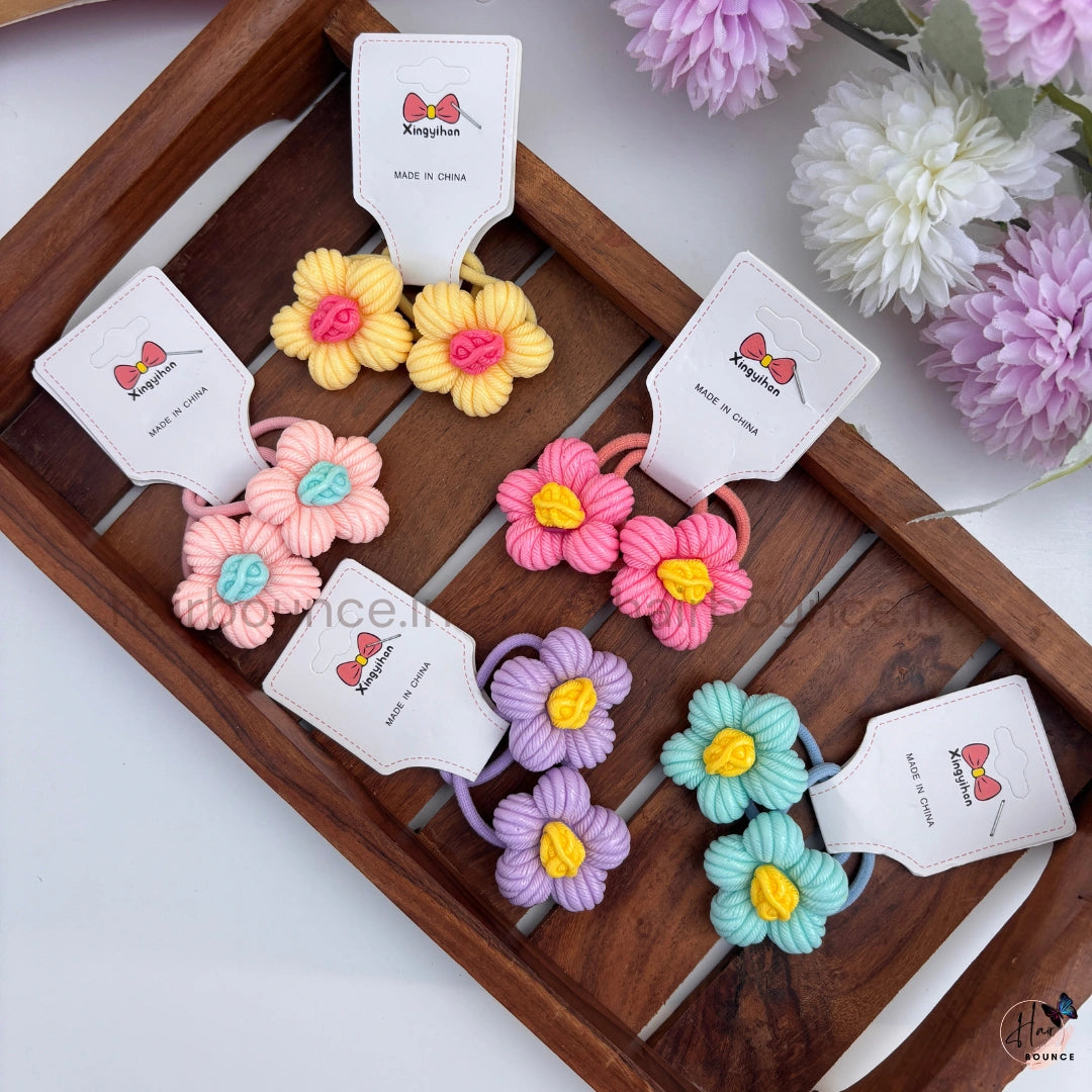 Bloom Bud Kids Hair Ties – Pack of 2