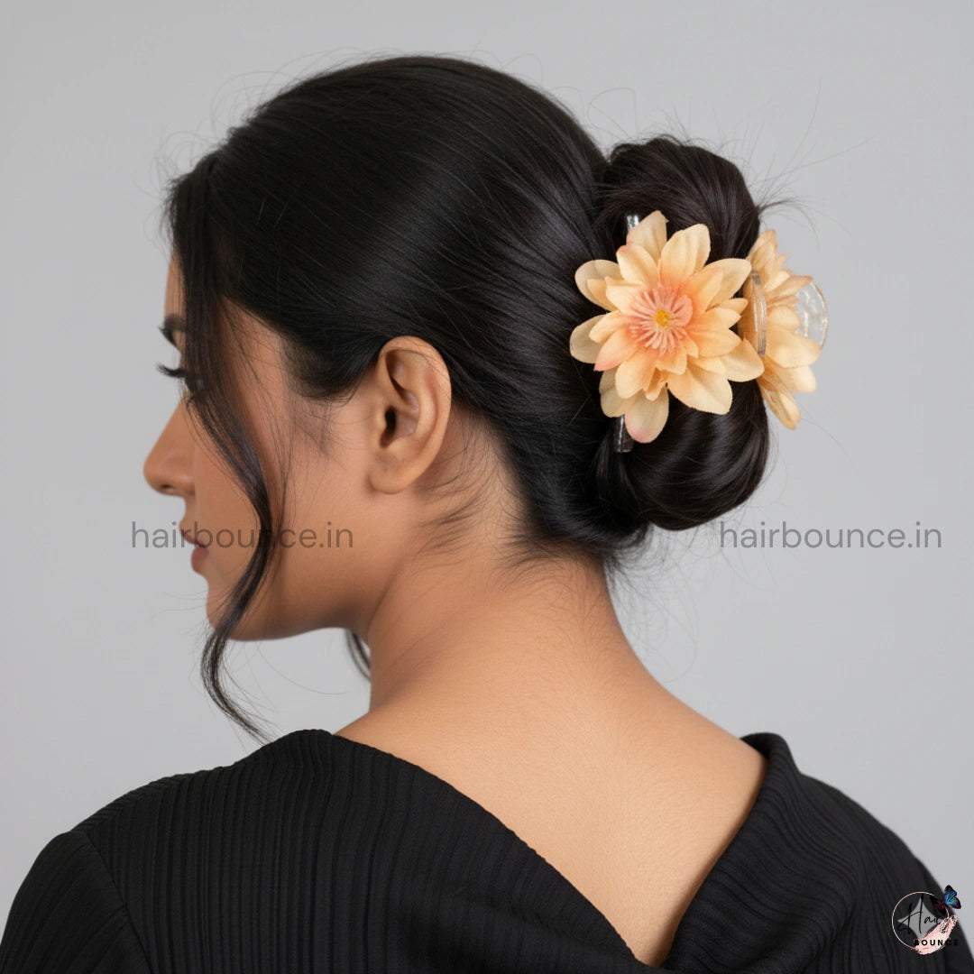 Blooming Lotus Hair Claw – Large