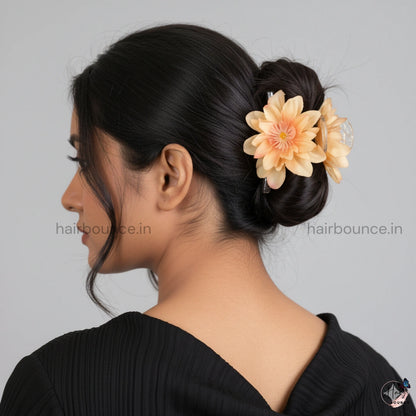 Blooming Lotus Hair Claw – Large