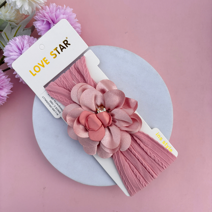 Pearl Shine Bloom  New Born Headband