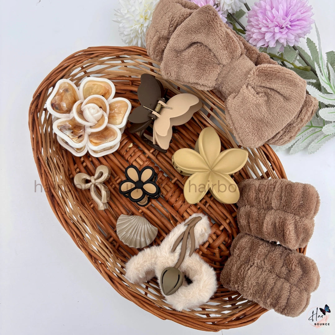 Cappuccino Comfort Hair Accessory Hamper