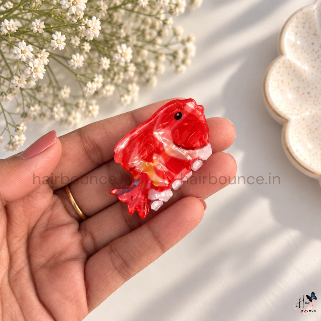 Colourful Fish Hair Claw – Medium