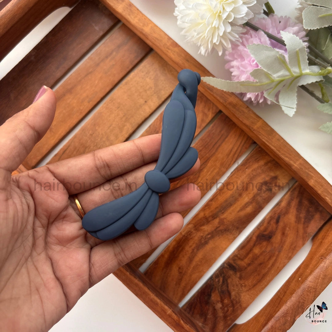 Elegant Bow Lock Banana Clip – Large