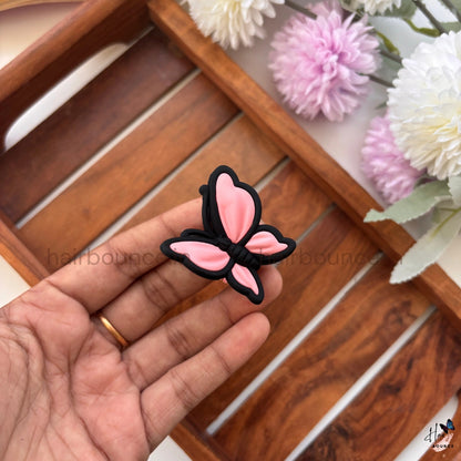 Flutter Charm Butterfly Hair Claw – Small