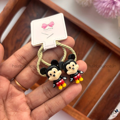 Cute Mouse Cartoon Rubber Bands