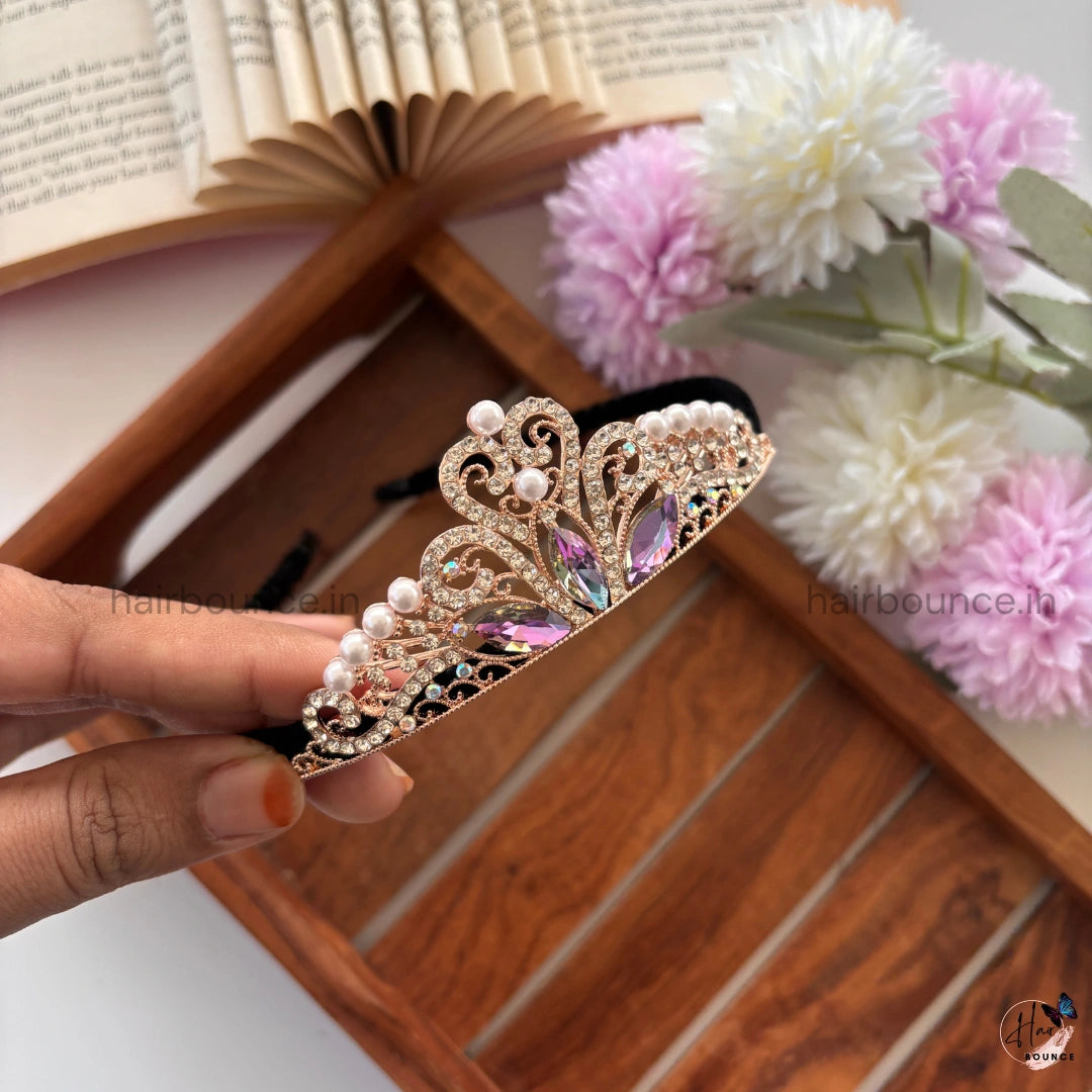 Royal Bloom Tiara Headband