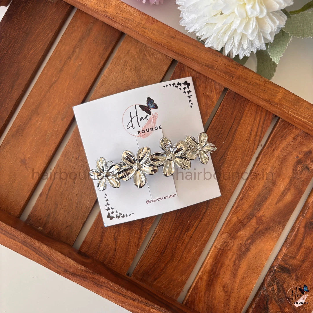 Flower Metal Center Clip