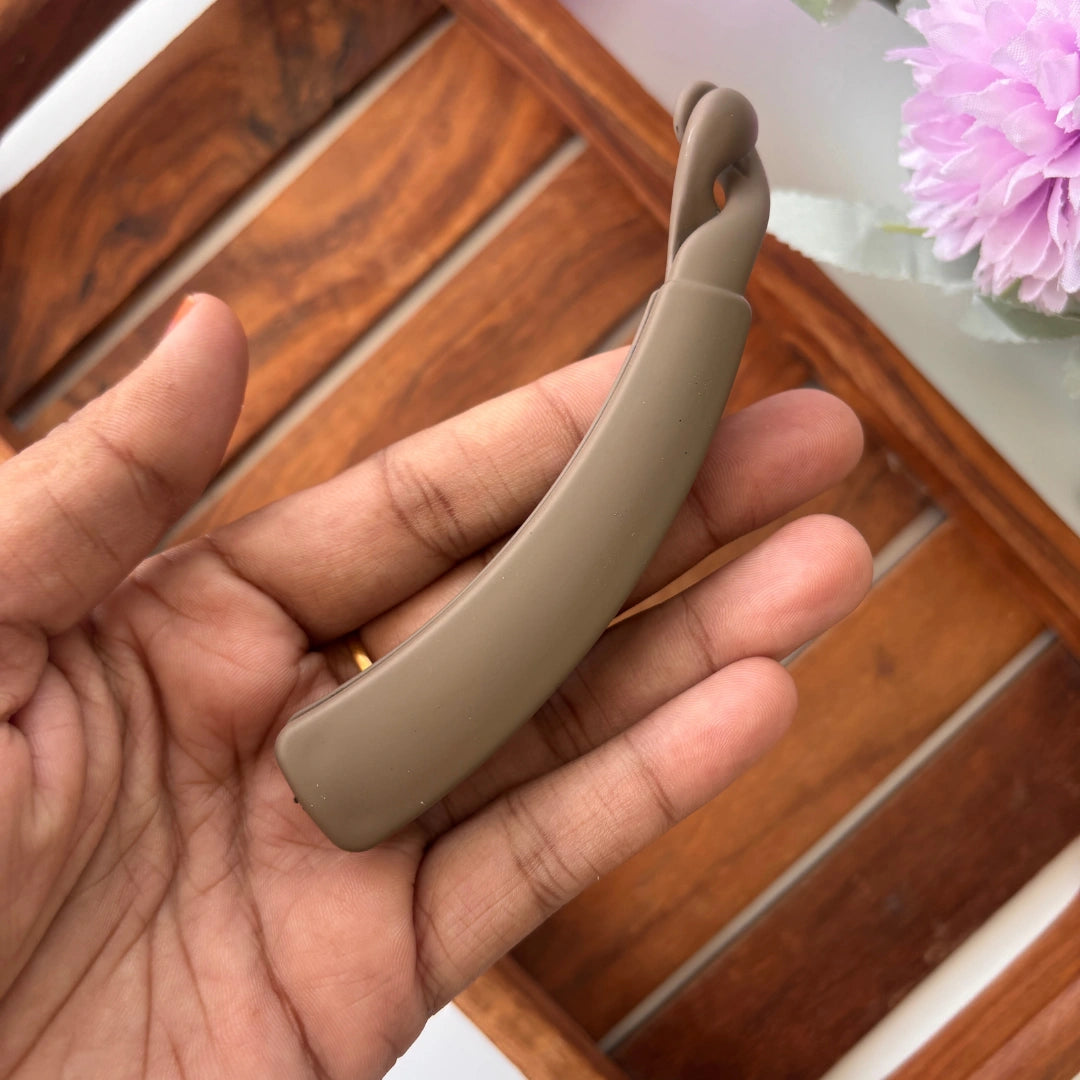 Matte Twist Banana Clip – Large