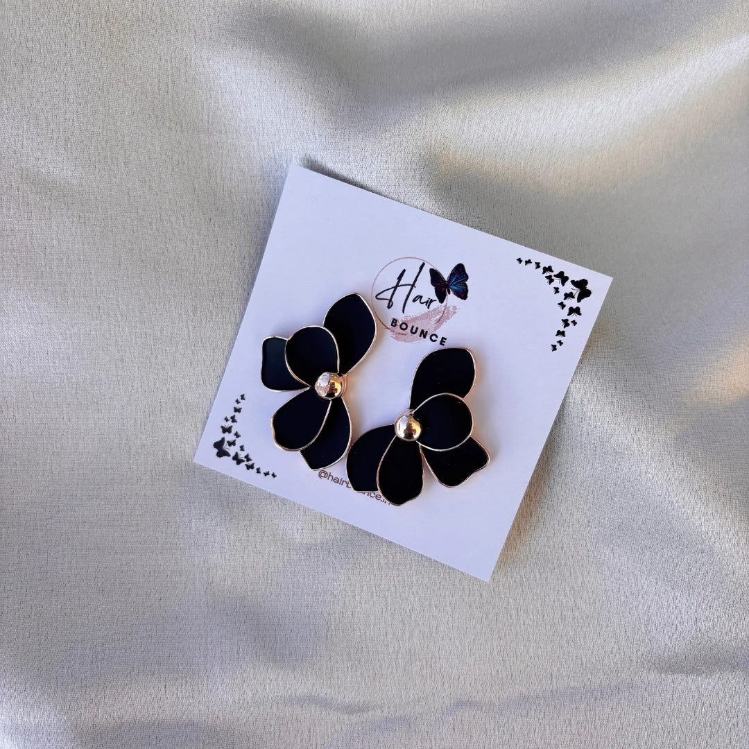 Petal Charm Statement Earrings