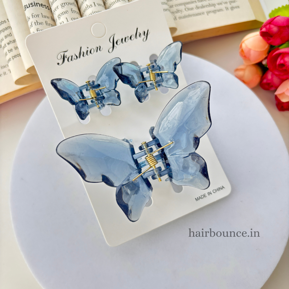 Glassy Butterfly Set of 3