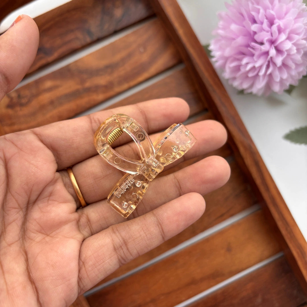 Knot T Shape Hair Claw - Small