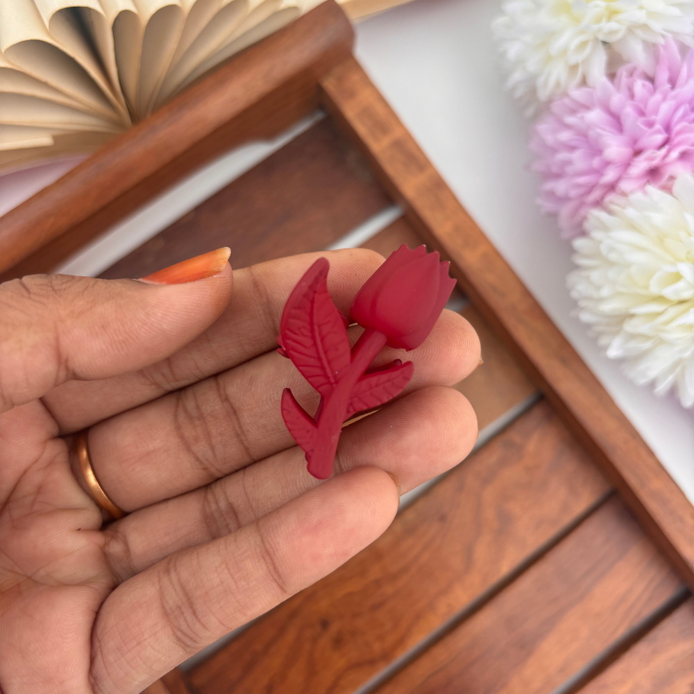 Colourful Lotus Hair Claw - Small