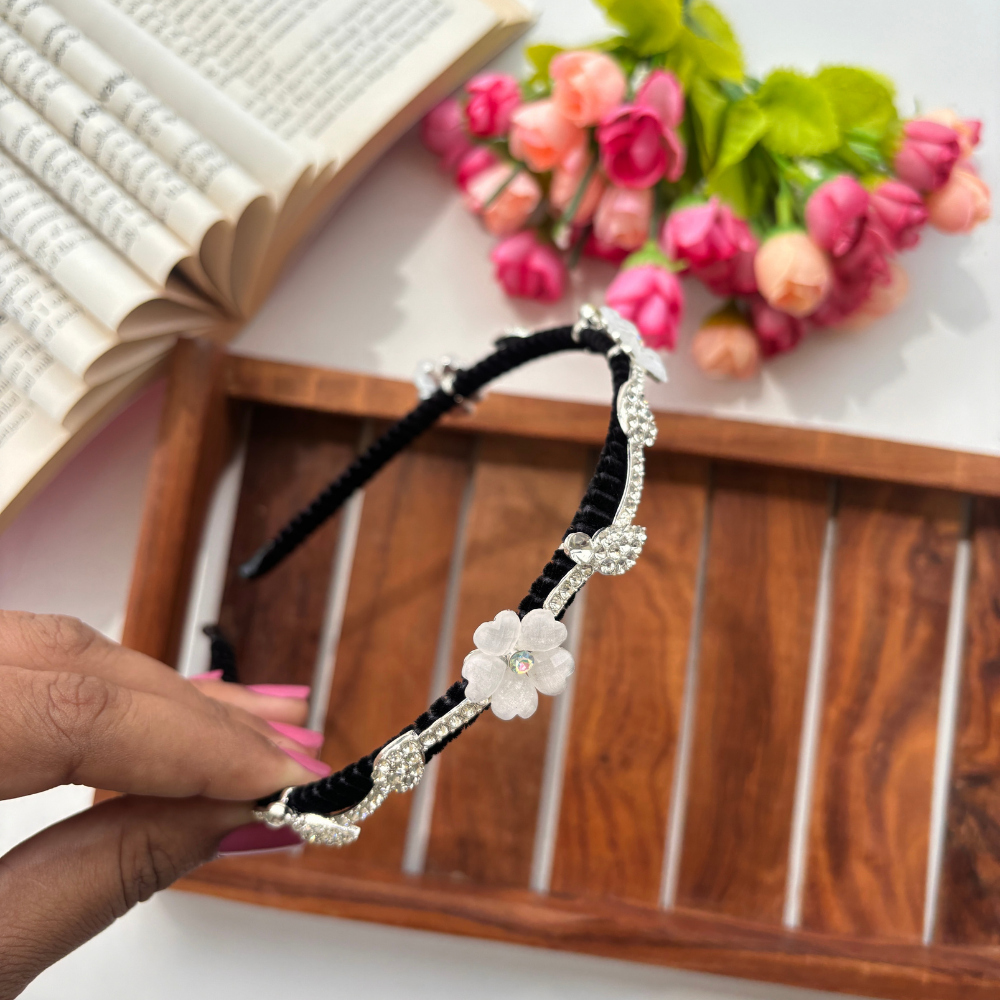 Crystal Flower Headband