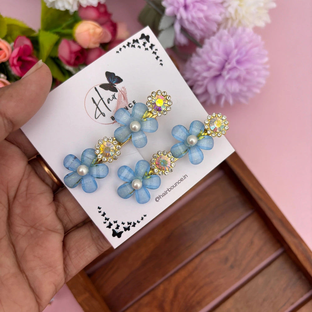 Pearl Stone Bloom Clip