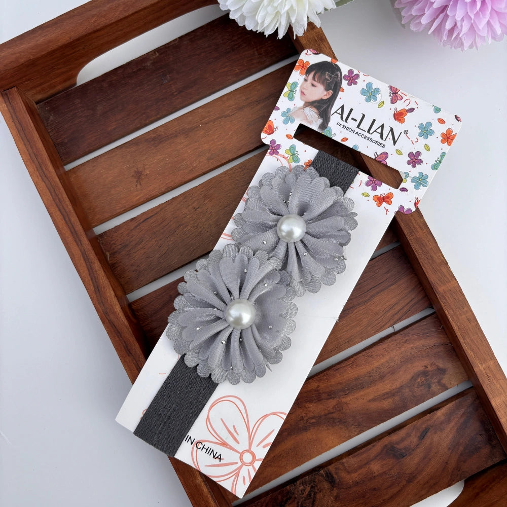 Sunflower Double Flower Newborn Headband