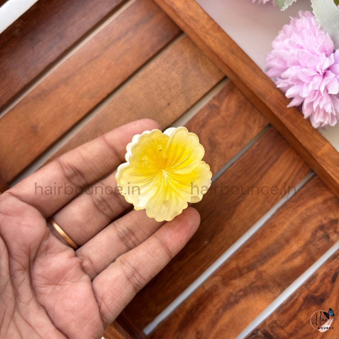 Shinny Hibiscus Hair Claw – Small