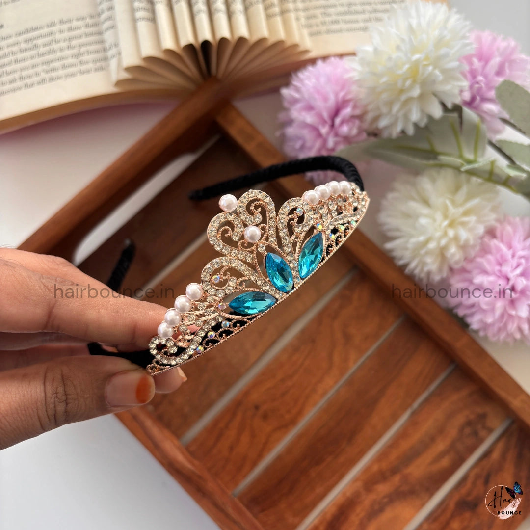 Royal Bloom Tiara Headband