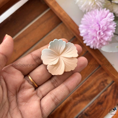 Dual Shade Hibiscus Hair Claw – Small