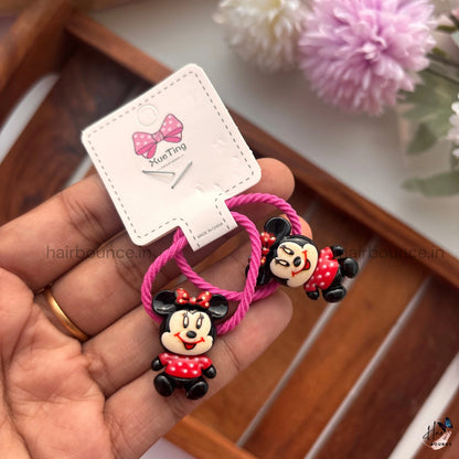 Cute Mouse Cartoon Rubber Bands
