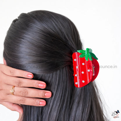 Pearl Fruity Charm Hair Claw - Large