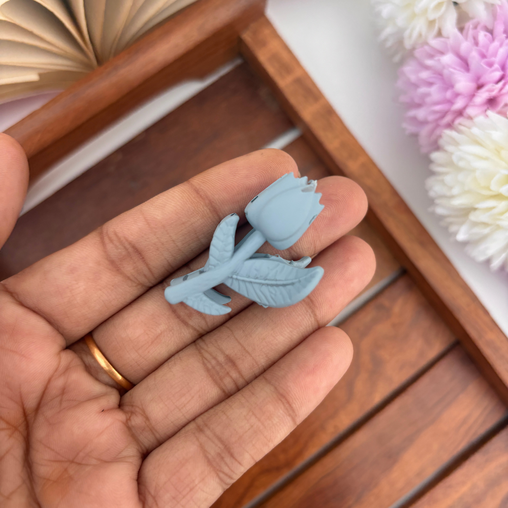 Colourful Lotus Hair Claw - Small