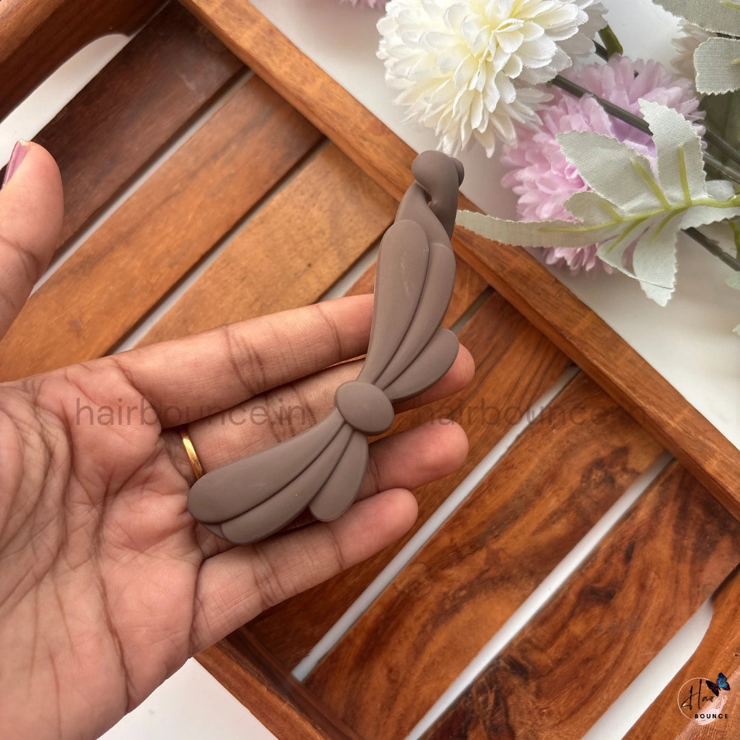 Elegant Bow Lock Banana Clip – Large