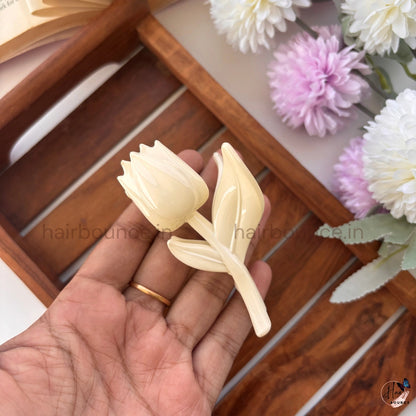 Blooming Tulip Hair Claw – Large
