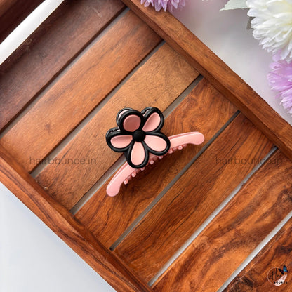 Matte Loop Flower Hair Claw – Medium