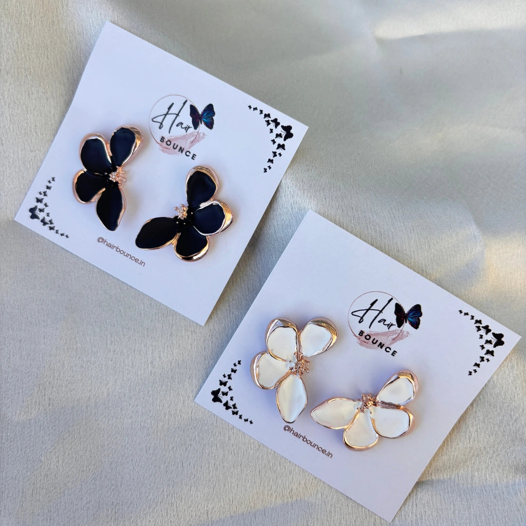 Rosegold Petal Bloom Earrings