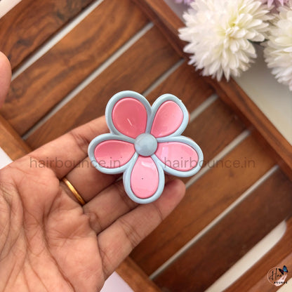 Candy Pastel Daisy Flower Hair Claw – Medium