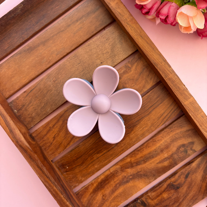 Dual Colour Flower Hair Claw - Medium
