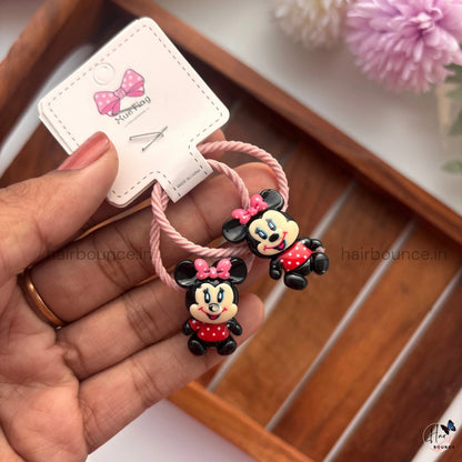 Cute Mouse Cartoon Rubber Bands