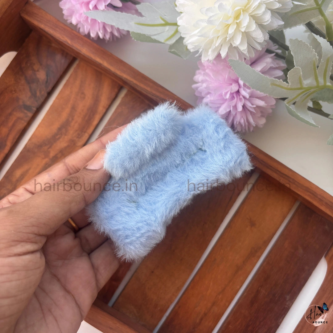 Colourful Rectangle Fur Claw - Large