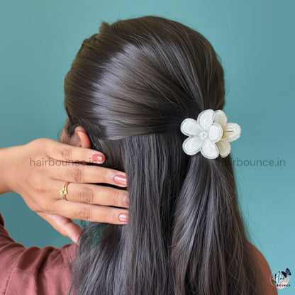 Crystal Blossom Pastel Hair Claw – Small