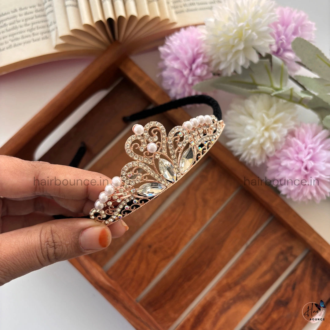 Royal Bloom Tiara Headband