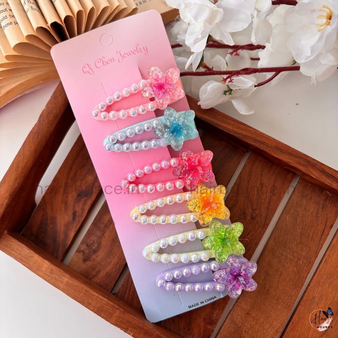 Cute Cartoon & Flower Kids Hair Clips