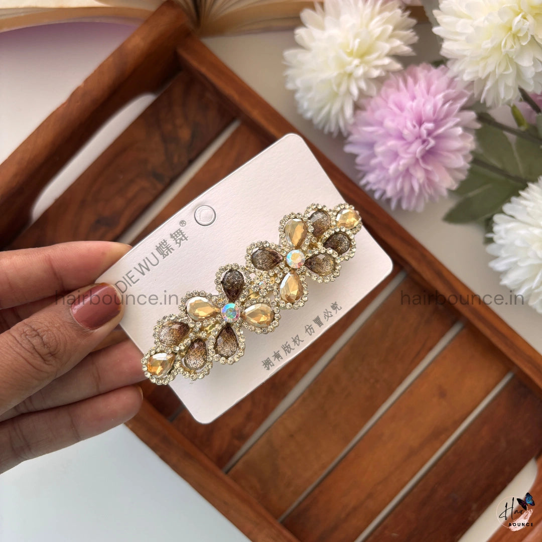 Vintage Prism Blossom Bar Clip