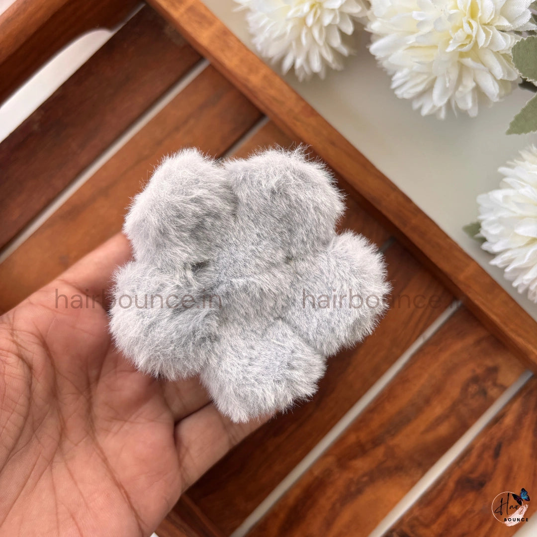 Soft Fluffy Fur Hair Claw - Large