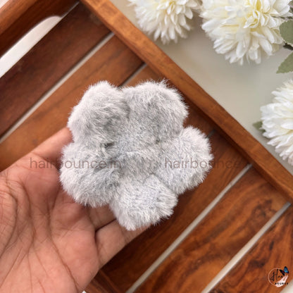 Soft Fluffy Fur Hair Claw - Large