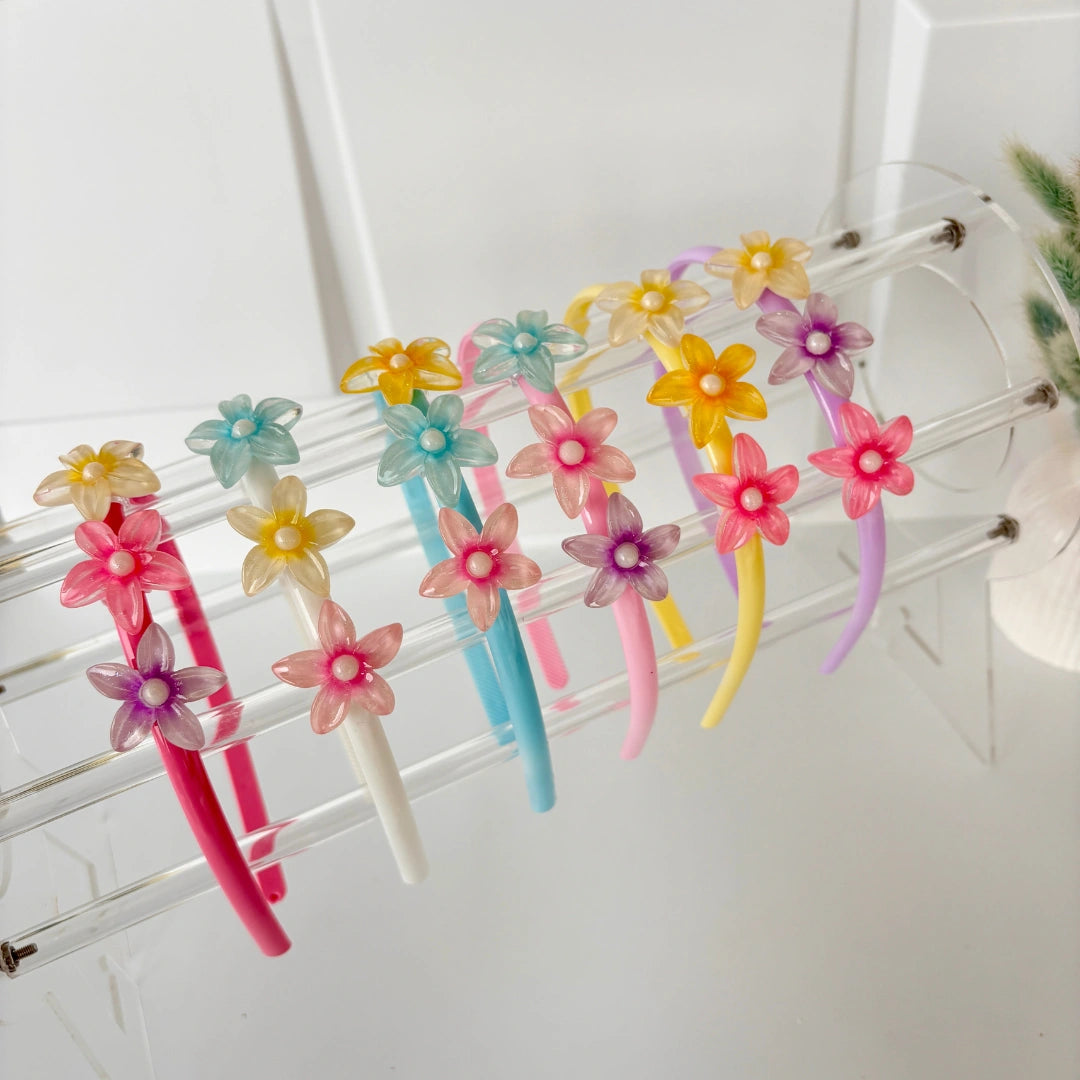 Glossy Star Flower Headband