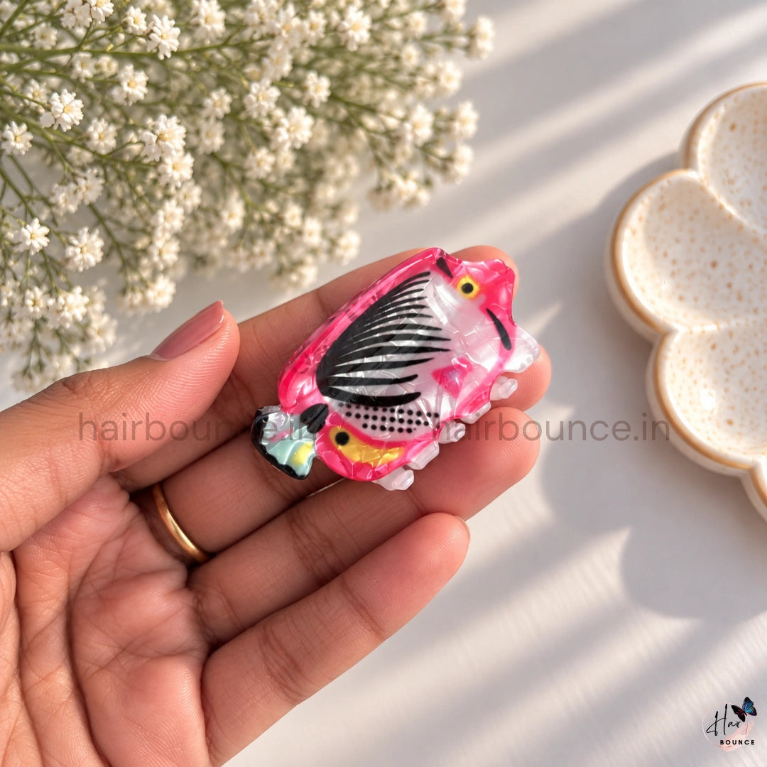 Colourful Fish Hair Claw – Medium