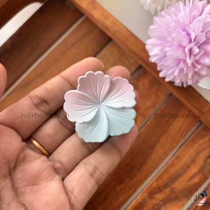 Dual Shade Hibiscus Hair Claw – Small