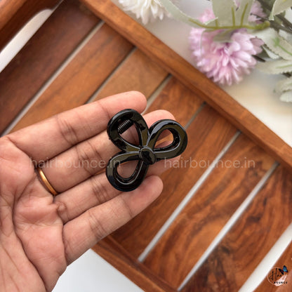 Butterfly Loop Hair Claw – Small | Minimal Acrylic Hair Clip for Women & Girls