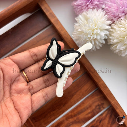 Matte Butterfly Hair Claw – Medium